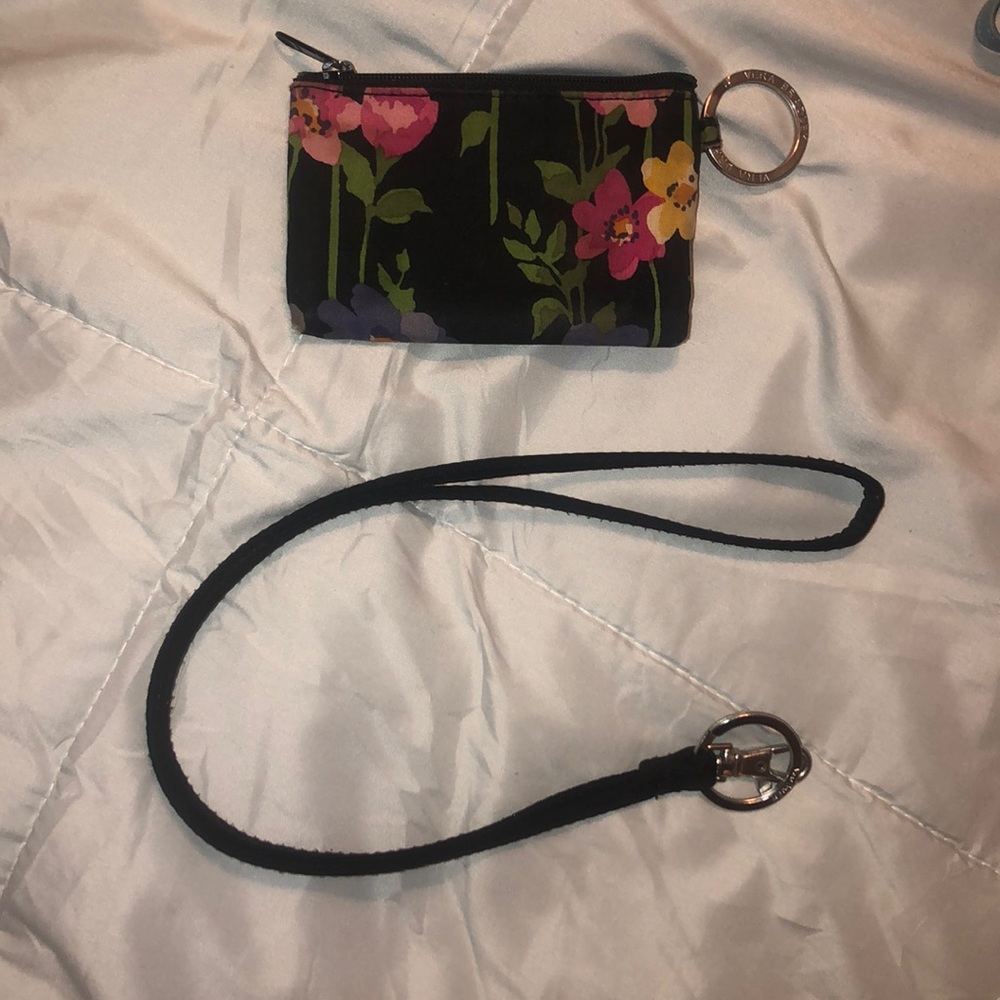 Vera Bradley Mini Wallet With Lanyard